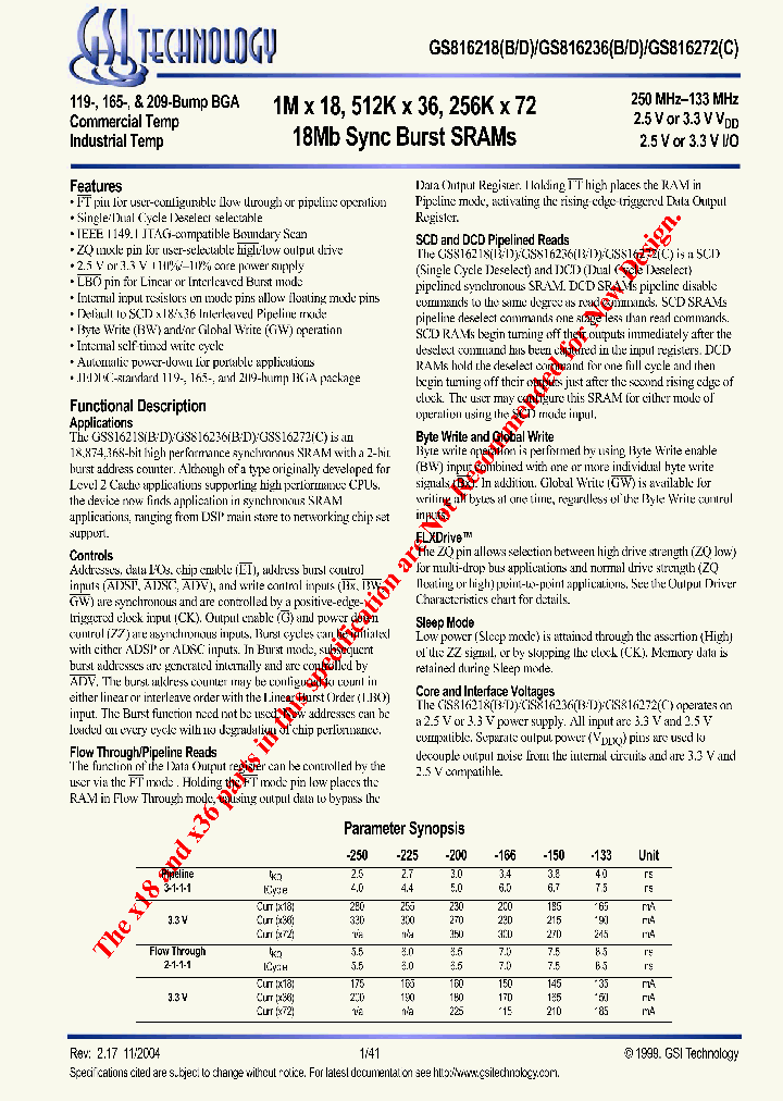 GS816218B_5487835.PDF Datasheet