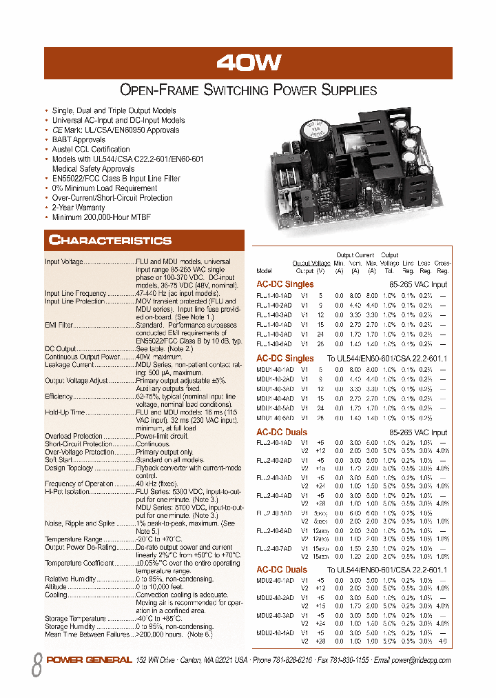 FLU1-40-3AD_5491342.PDF Datasheet