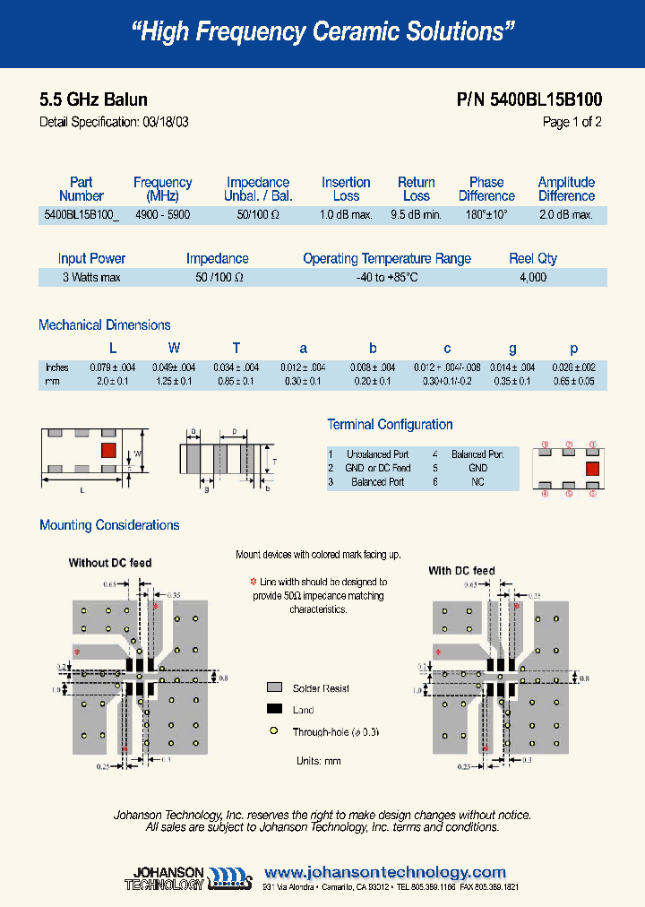 5400BL15B100_5492135.PDF Datasheet