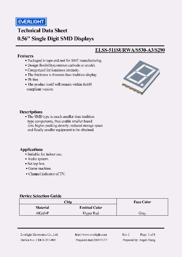 ELSS-511SURWA_5492402.PDF Datasheet