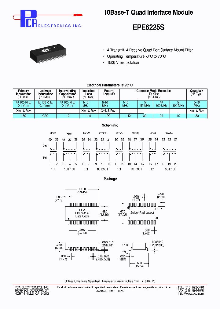 EPE6225S_5492444.PDF Datasheet