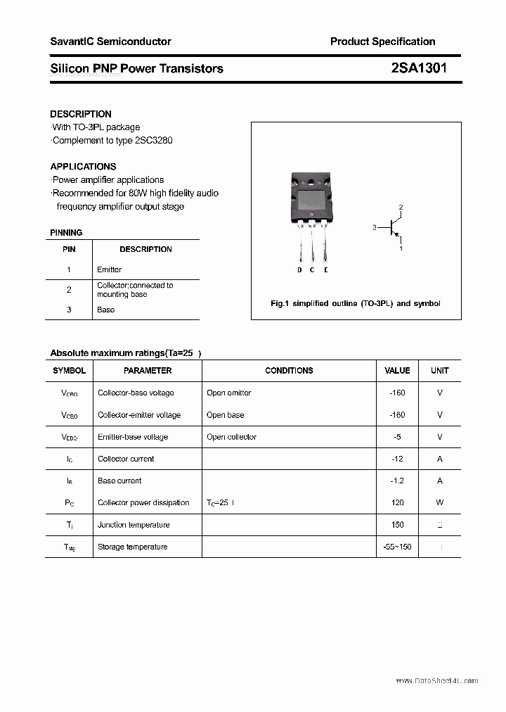 2SA1301_5496126.PDF Datasheet