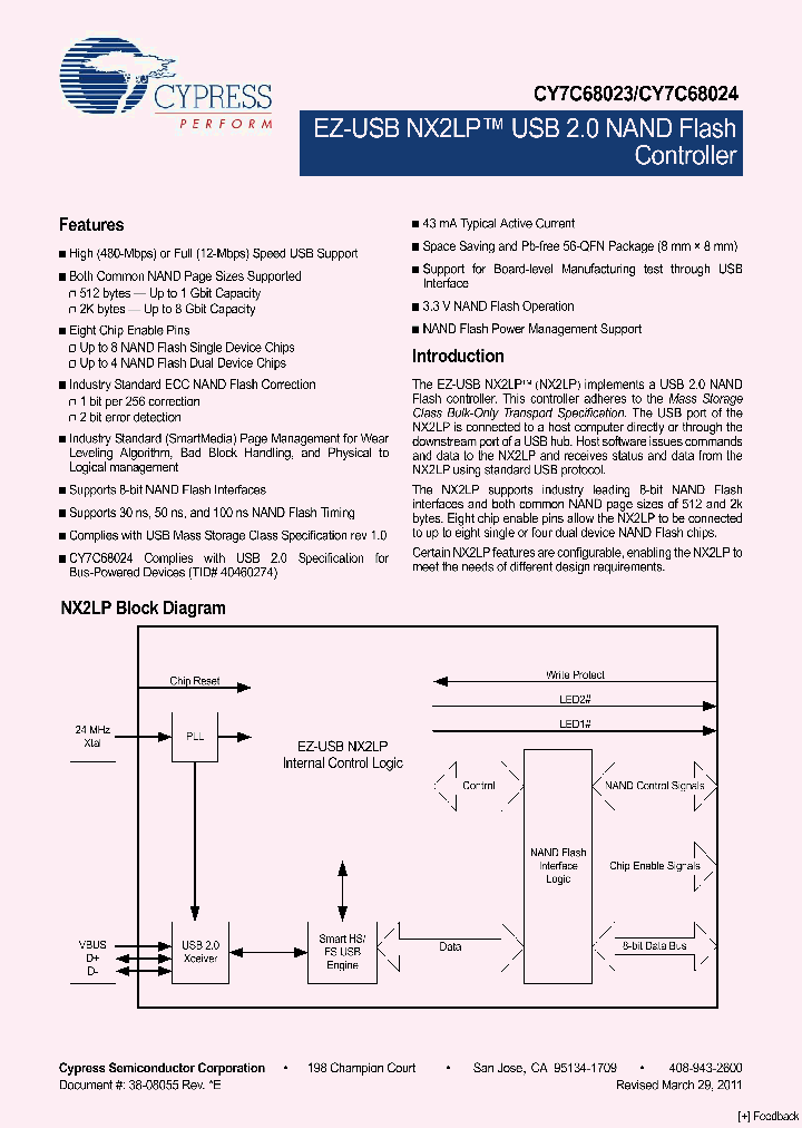 CY7C68023-56LTXC_5496809.PDF Datasheet