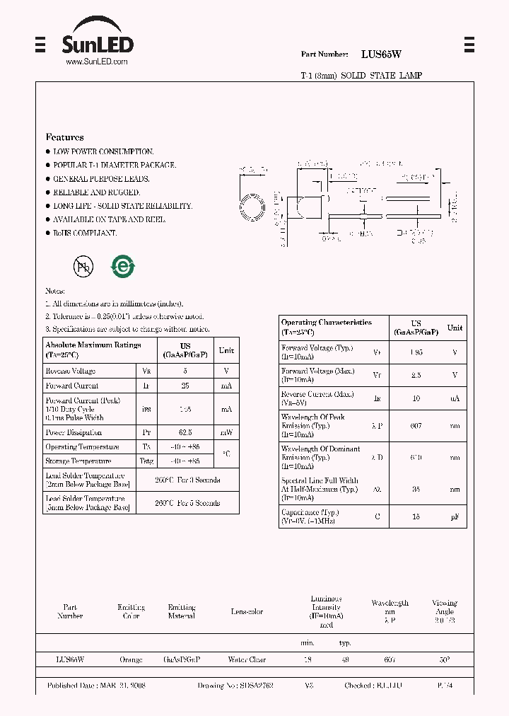 LUS65W_5496371.PDF Datasheet