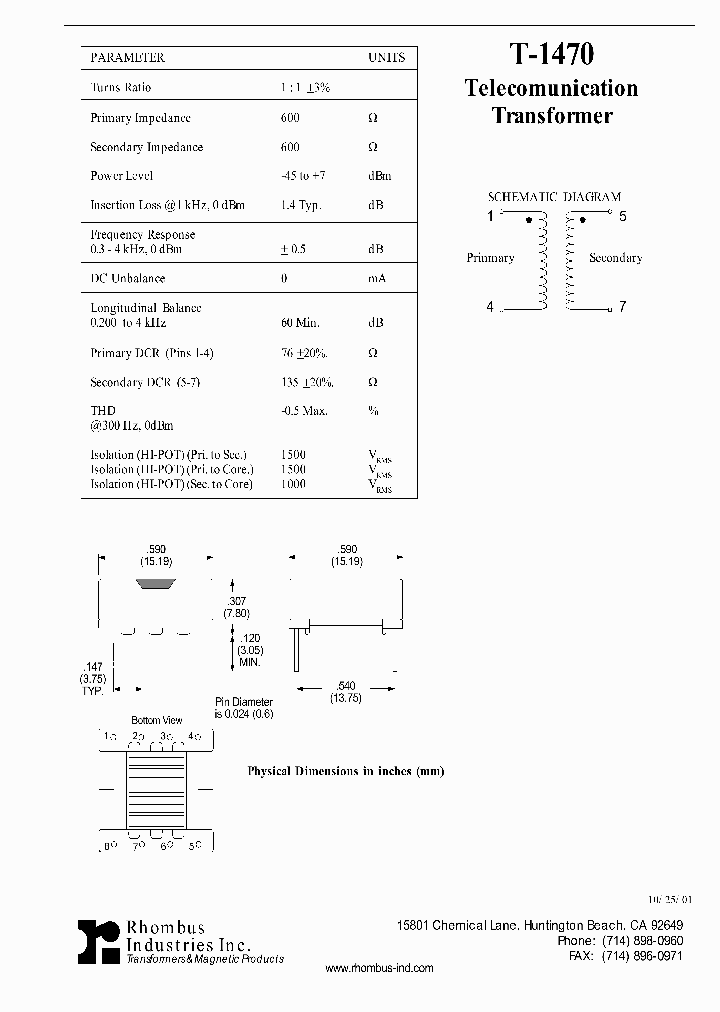 T-1470_5498340.PDF Datasheet