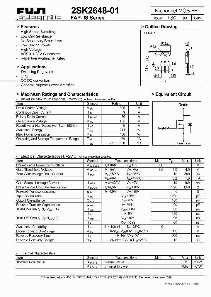 K2648_5501046.PDF Datasheet