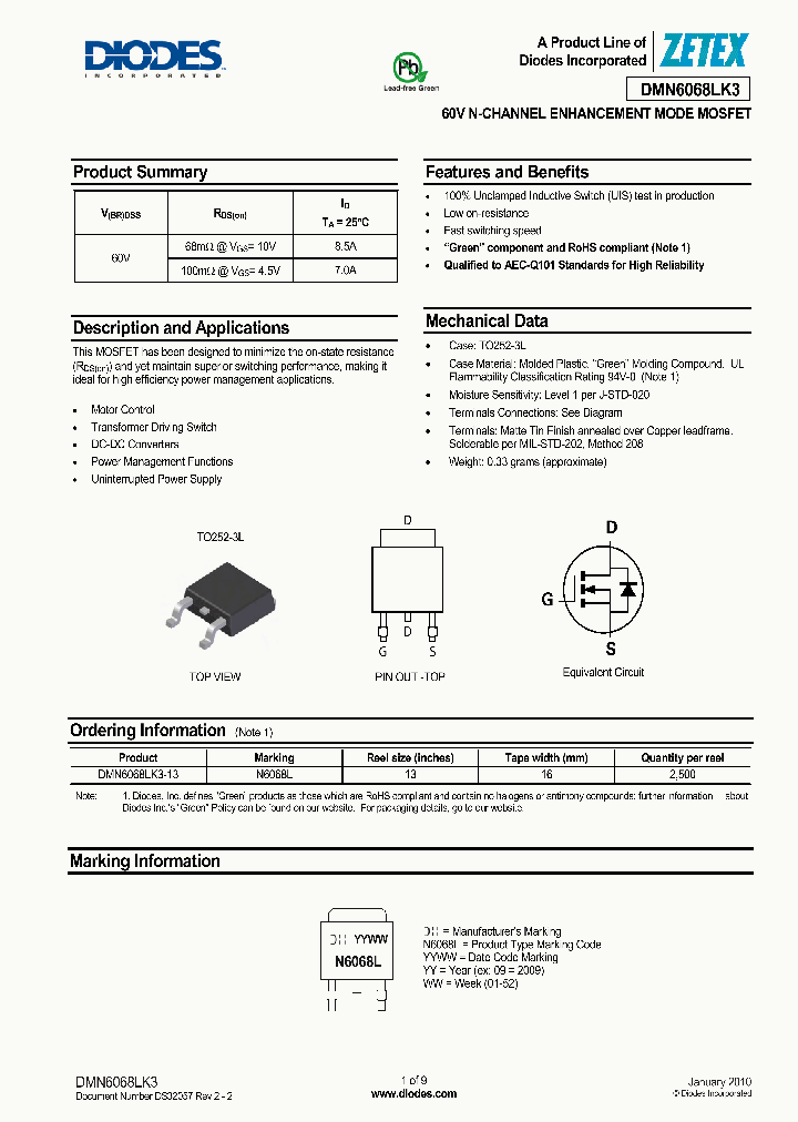 DMN6068LK310_5500847.PDF Datasheet