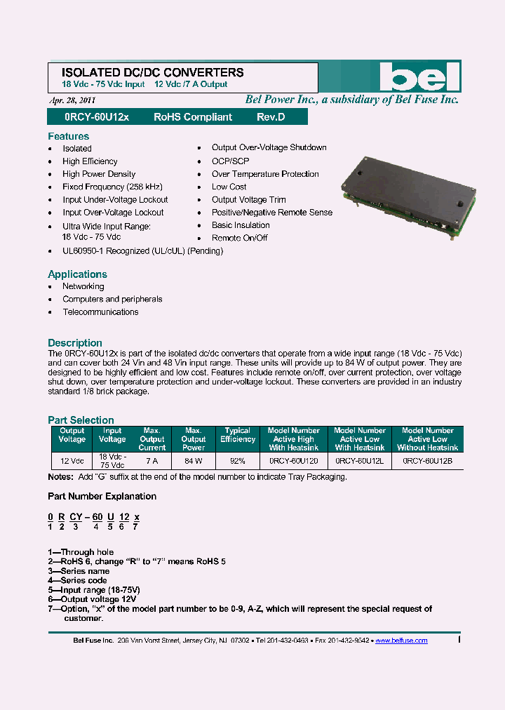 0RCY-60U12_5502959.PDF Datasheet