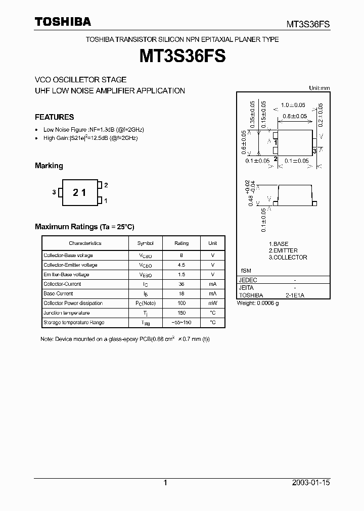 MT3S36FS_5503275.PDF Datasheet