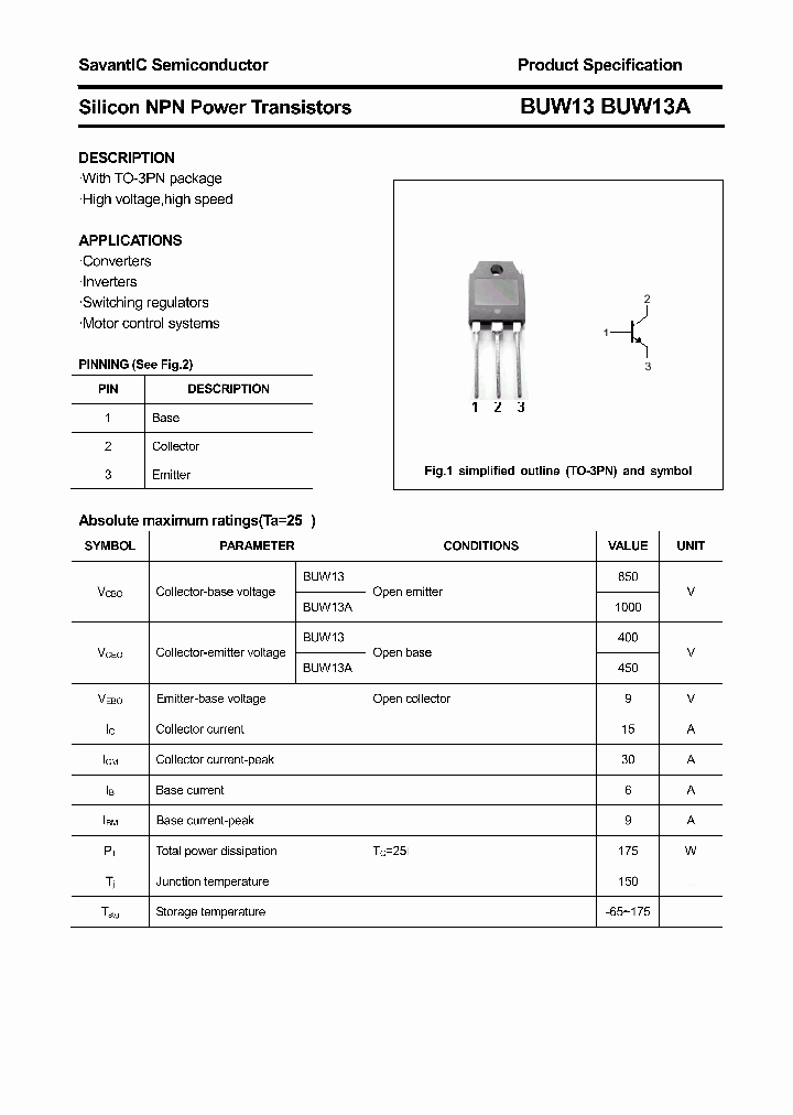 BUW13_5503719.PDF Datasheet