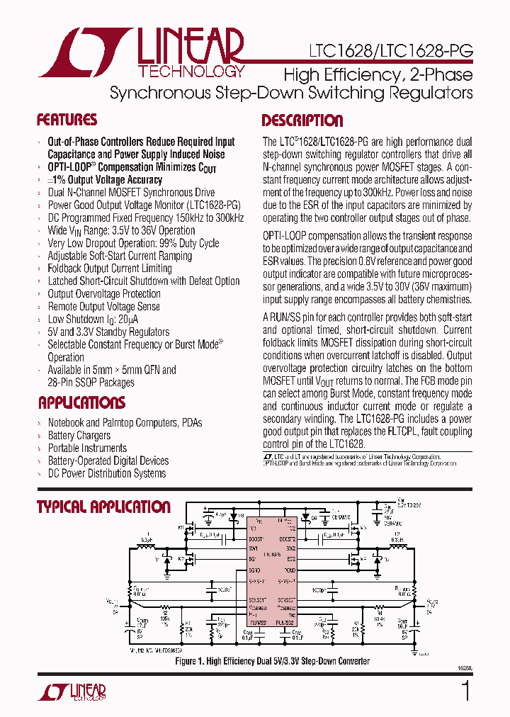 LTC1628IUH_5503740.PDF Datasheet