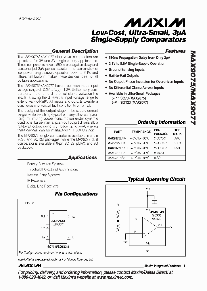 MAX9075_5505279.PDF Datasheet