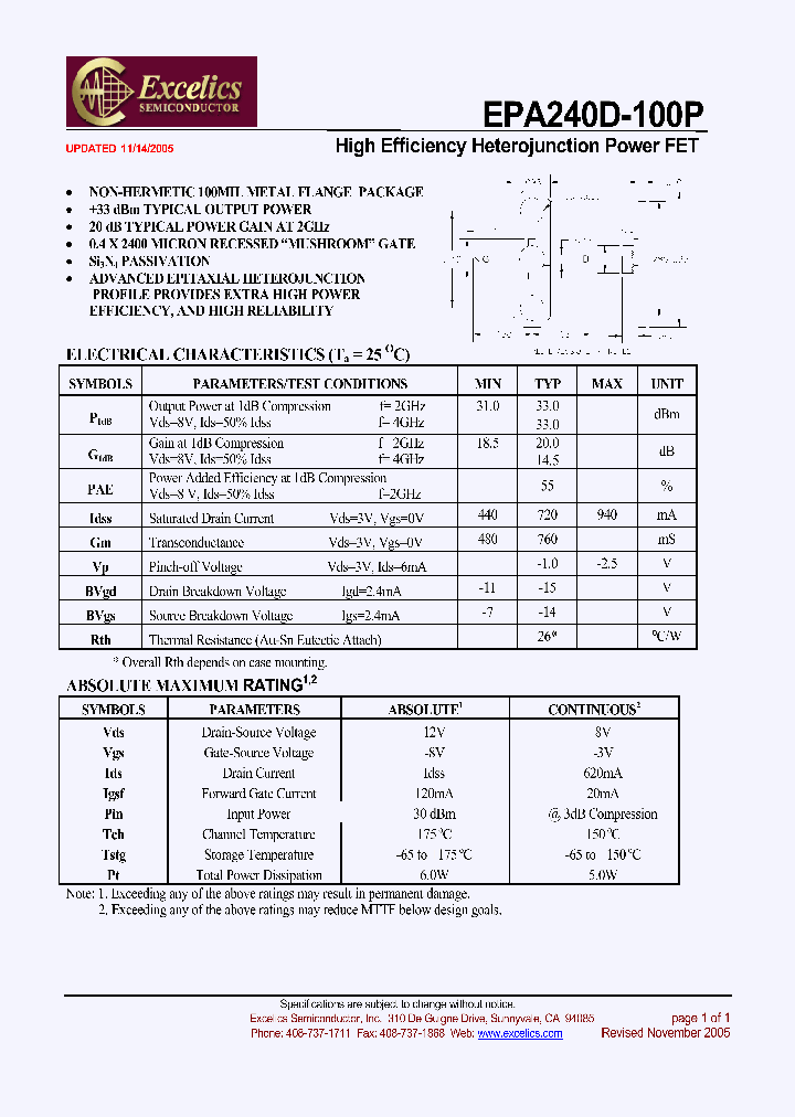 EPA240D-100P_5505764.PDF Datasheet