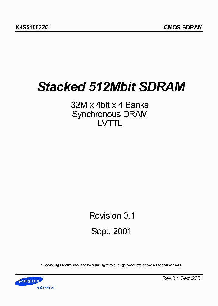 K4S510632C_5508129.PDF Datasheet