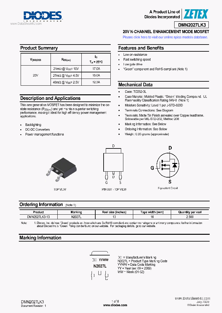 DMN2027LK3_5508920.PDF Datasheet