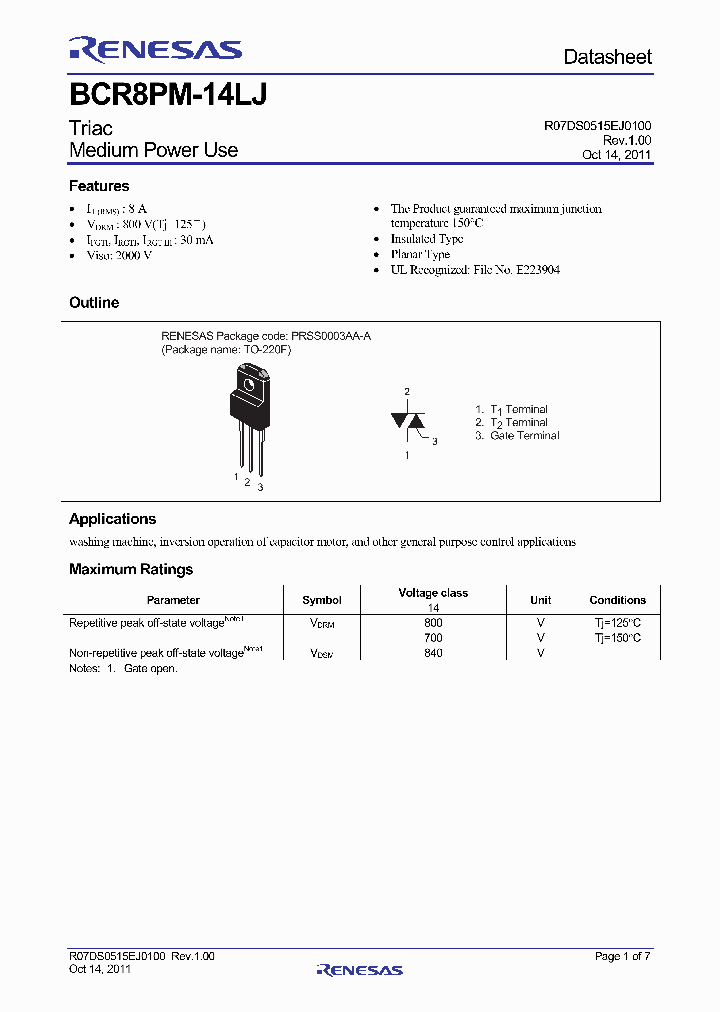 BCR8PM-14LJ-A8-B00_5511276.PDF Datasheet