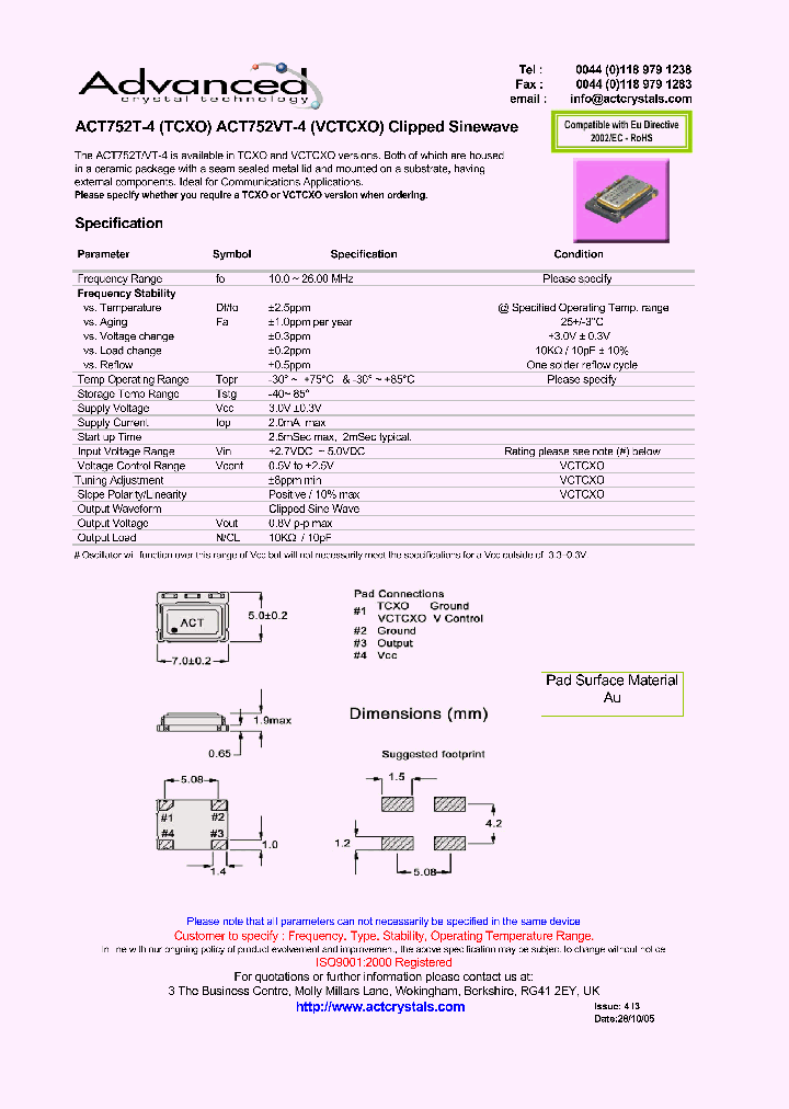 ACT752T-4_5511371.PDF Datasheet