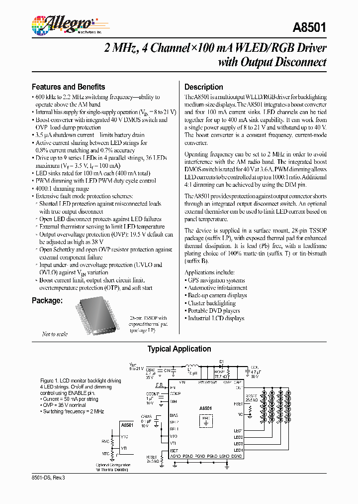 A8501_5512211.PDF Datasheet