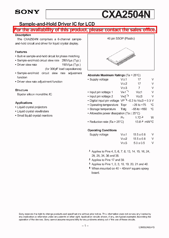 CXA2504N_5516686.PDF Datasheet
