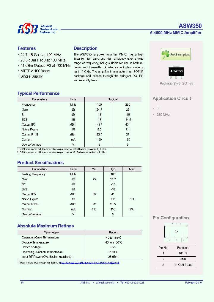 ASW350_5518945.PDF Datasheet