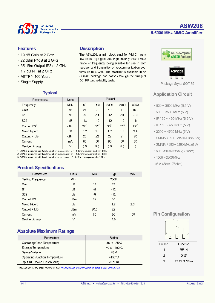 ASW208_5518940.PDF Datasheet