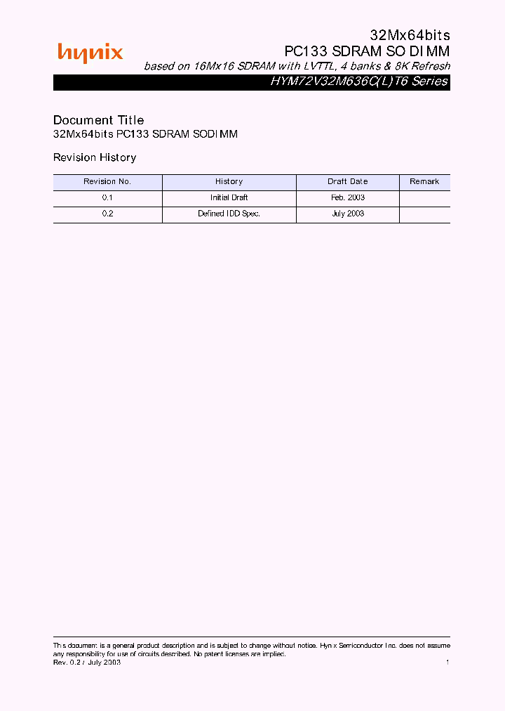 HYM72V32M636CLT6-H_5518785.PDF Datasheet