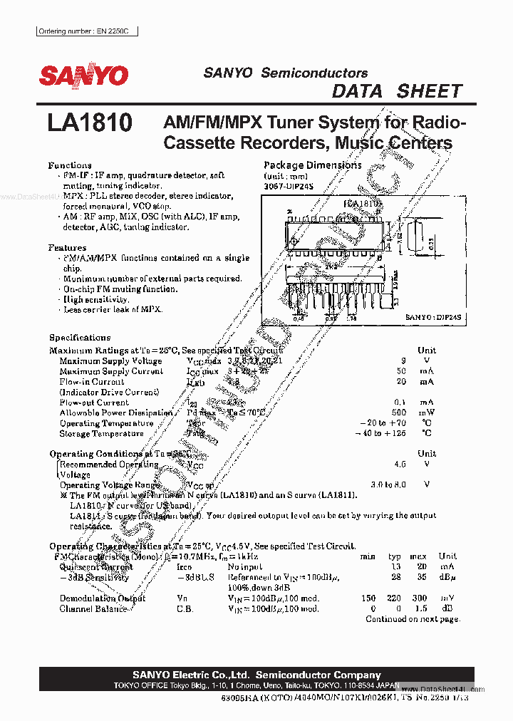 LA1810_5519876.PDF Datasheet
