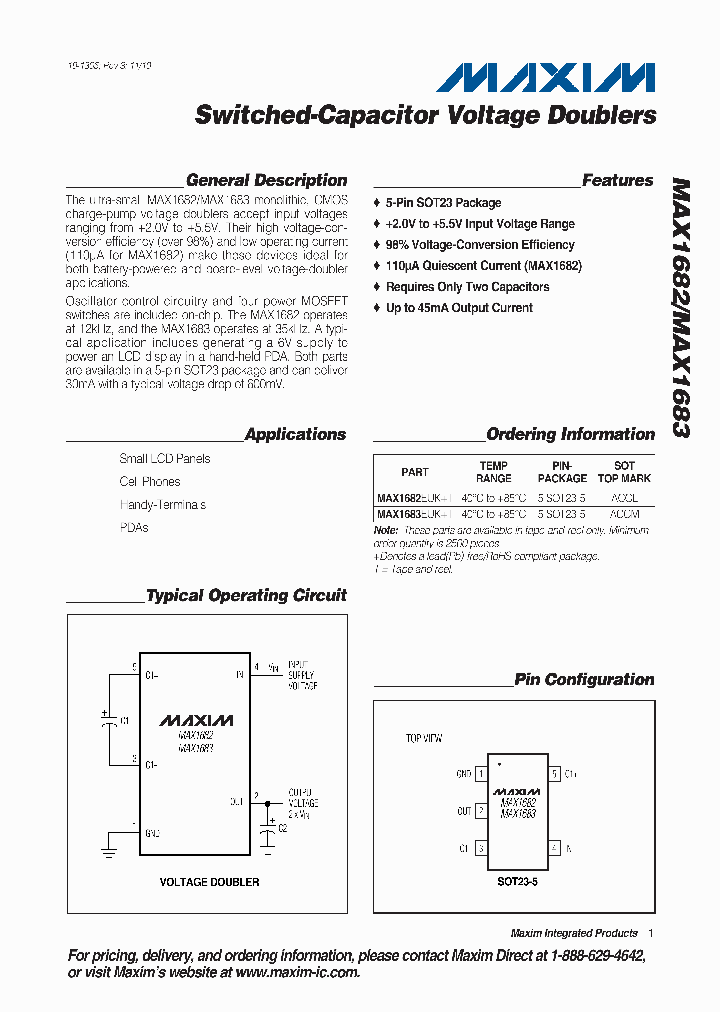 MAX1682EUKT_5518140.PDF Datasheet