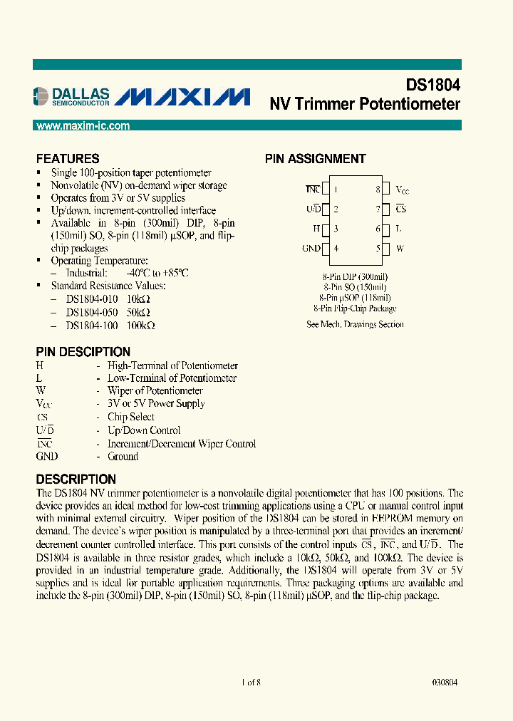 DS1804Z-050TAMPR_5518326.PDF Datasheet