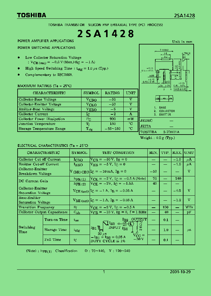 2SA1428_5522496.PDF Datasheet