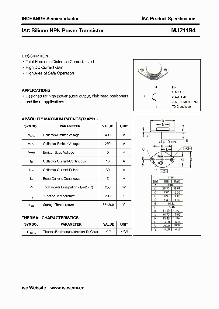 MJ21194_5527091.PDF Datasheet