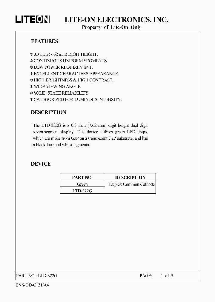 LTD-322G_5528327.PDF Datasheet