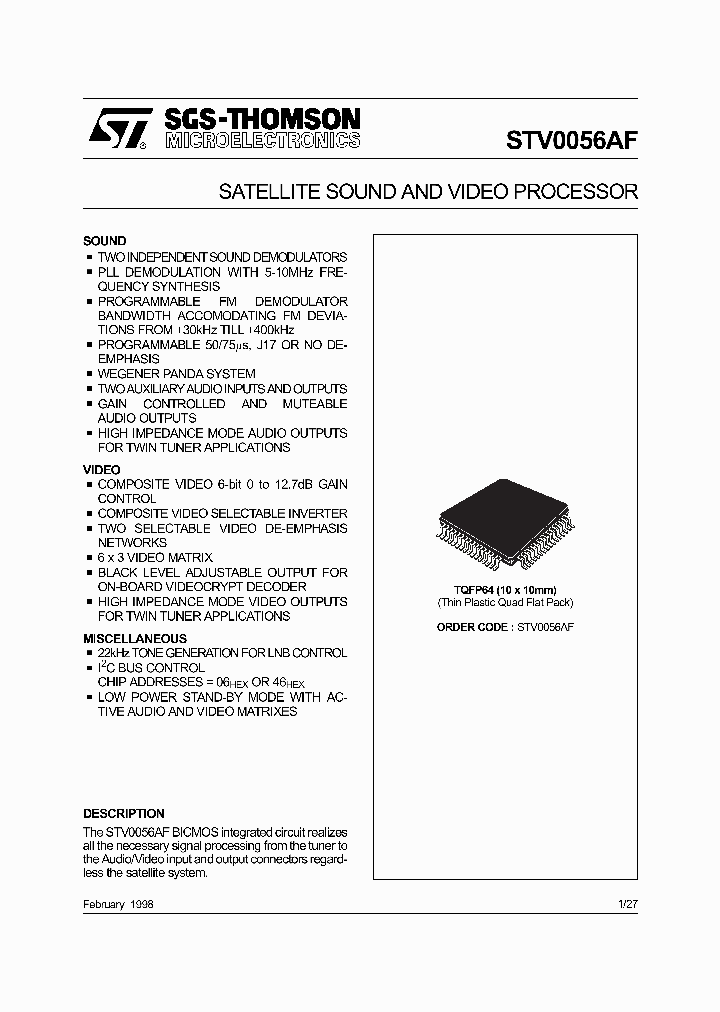 STV0056AF_5531587.PDF Datasheet