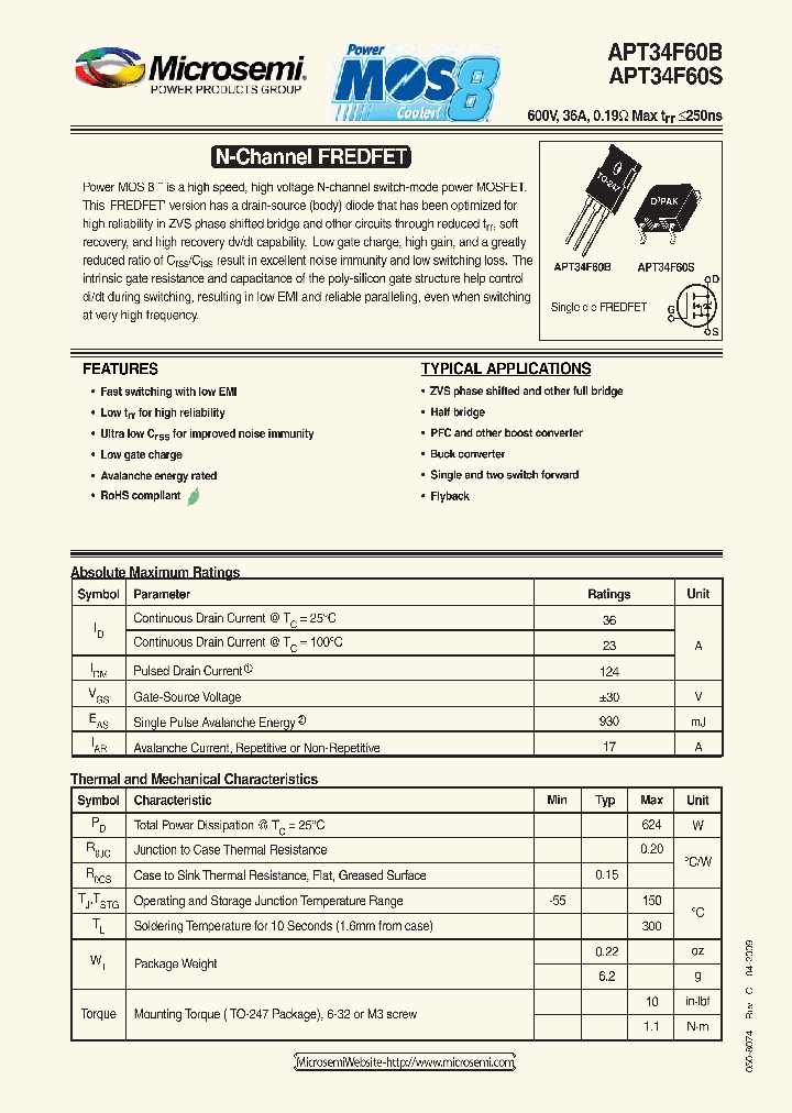 APT34F60B09_5533082.PDF Datasheet