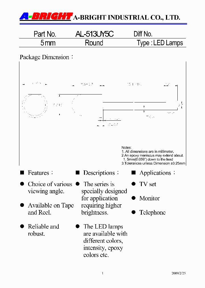 AL-513UY5C09_5534206.PDF Datasheet