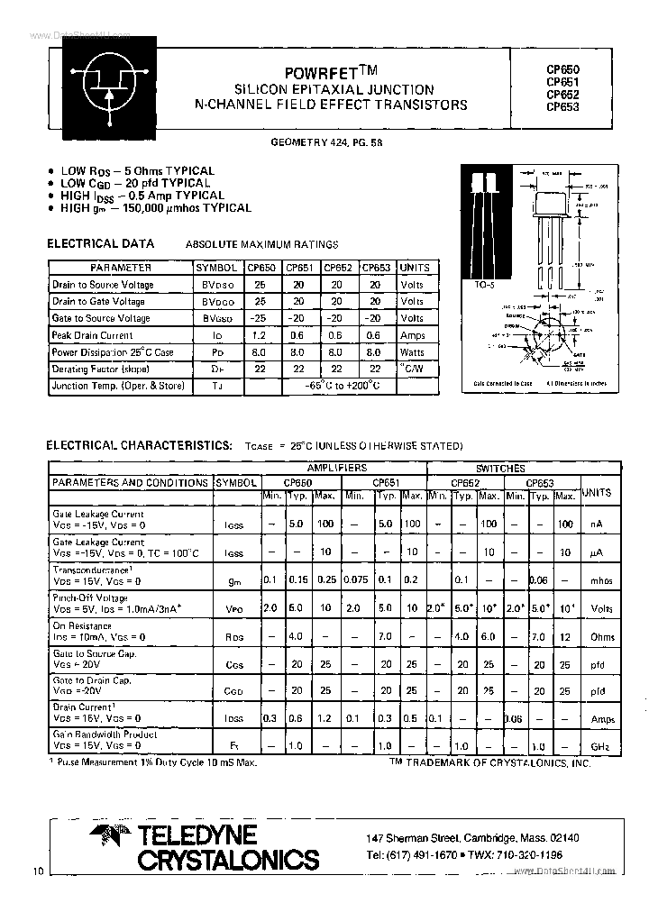 CP650_5535018.PDF Datasheet
