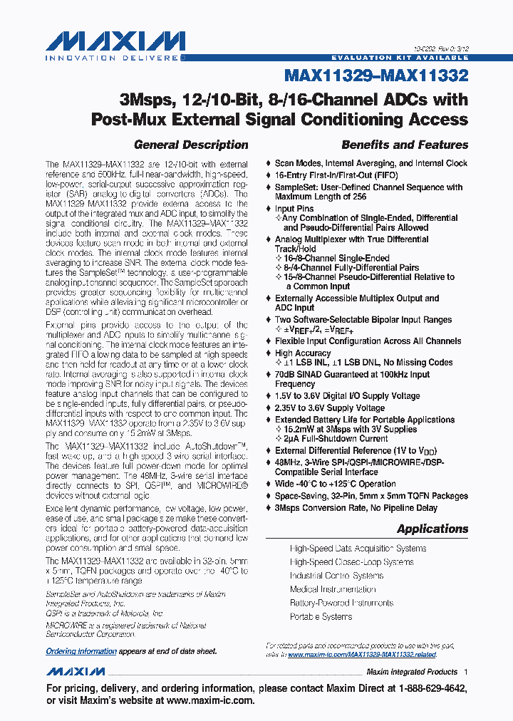 MAX11332_5534785.PDF Datasheet