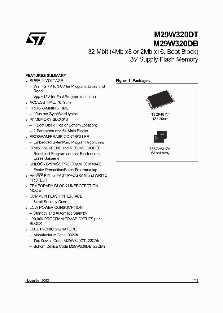 M29W320DB_5535730.PDF Datasheet