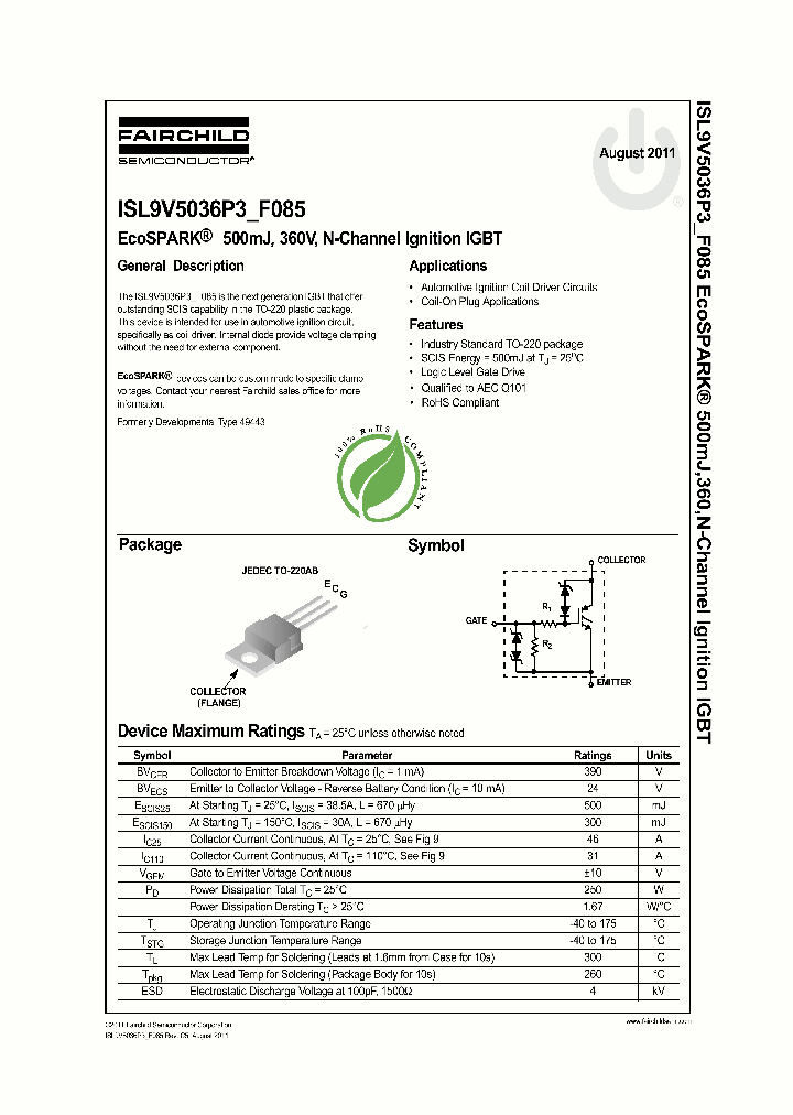 ISL9V5036P311_5535765.PDF Datasheet