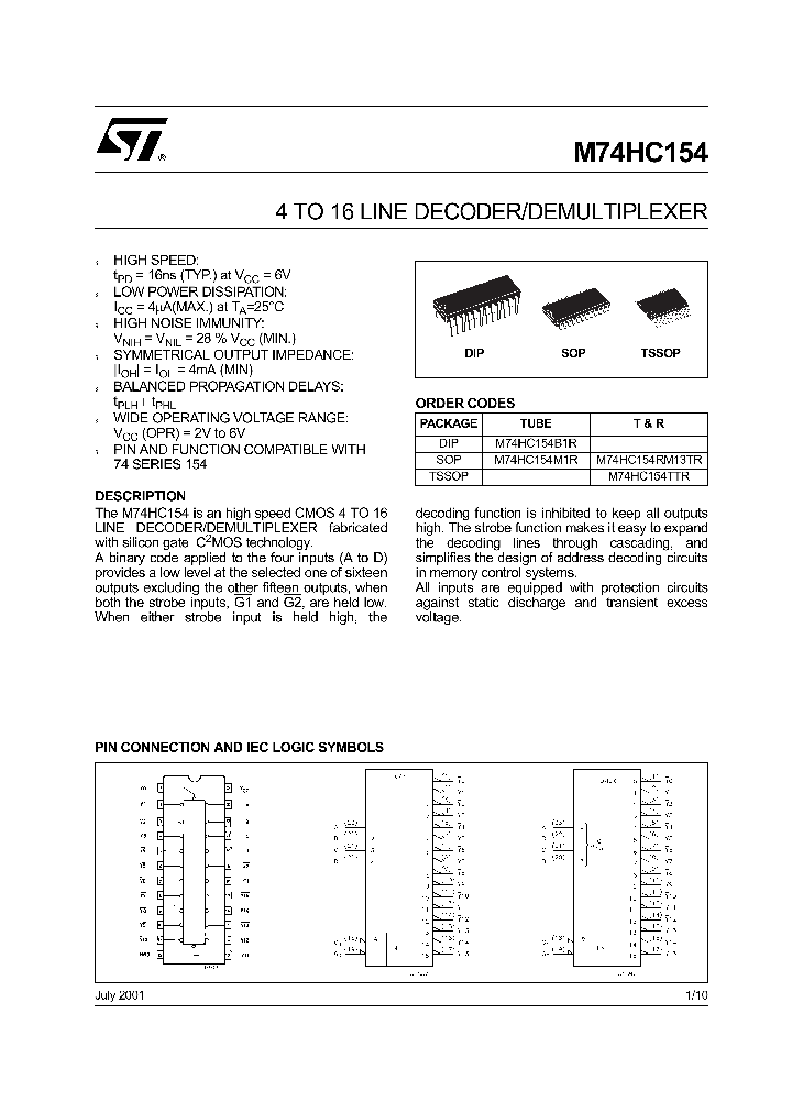 M74HC154M1R_5536010.PDF Datasheet