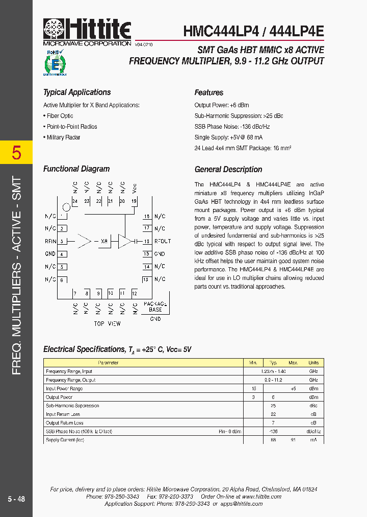 HMC444LP4E_5536577.PDF Datasheet