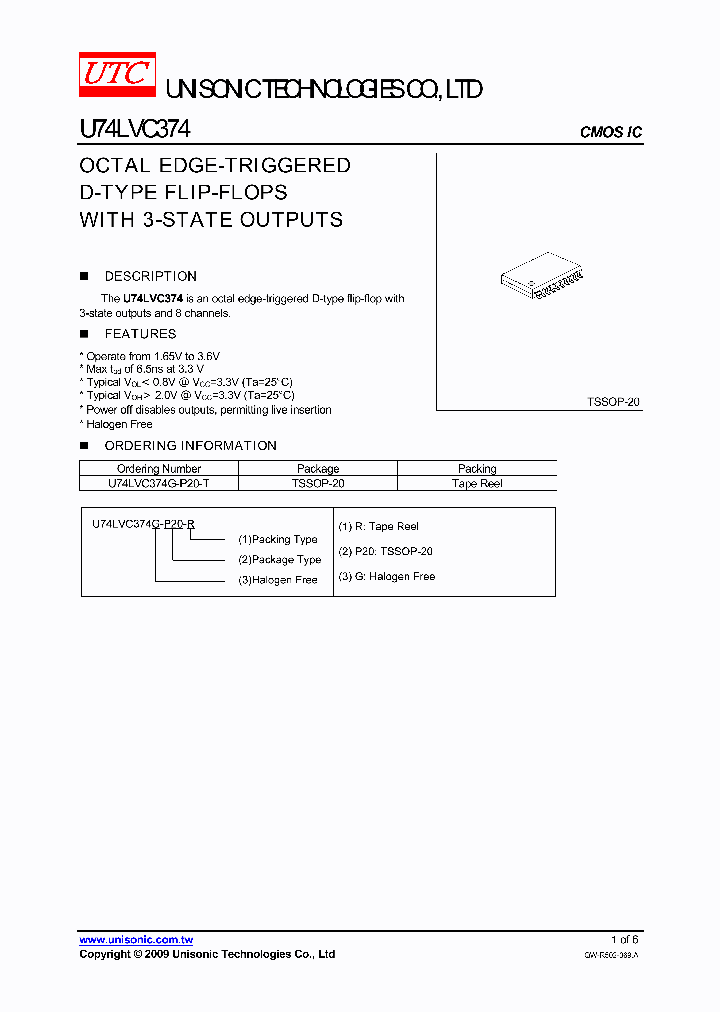 U74LVC374G-P20-T_5537702.PDF Datasheet