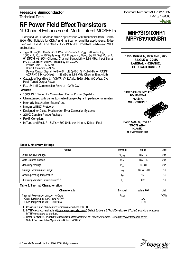 MRF7S19100NR108_5537835.PDF Datasheet