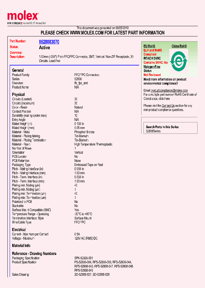 52808-3070_5538444.PDF Datasheet