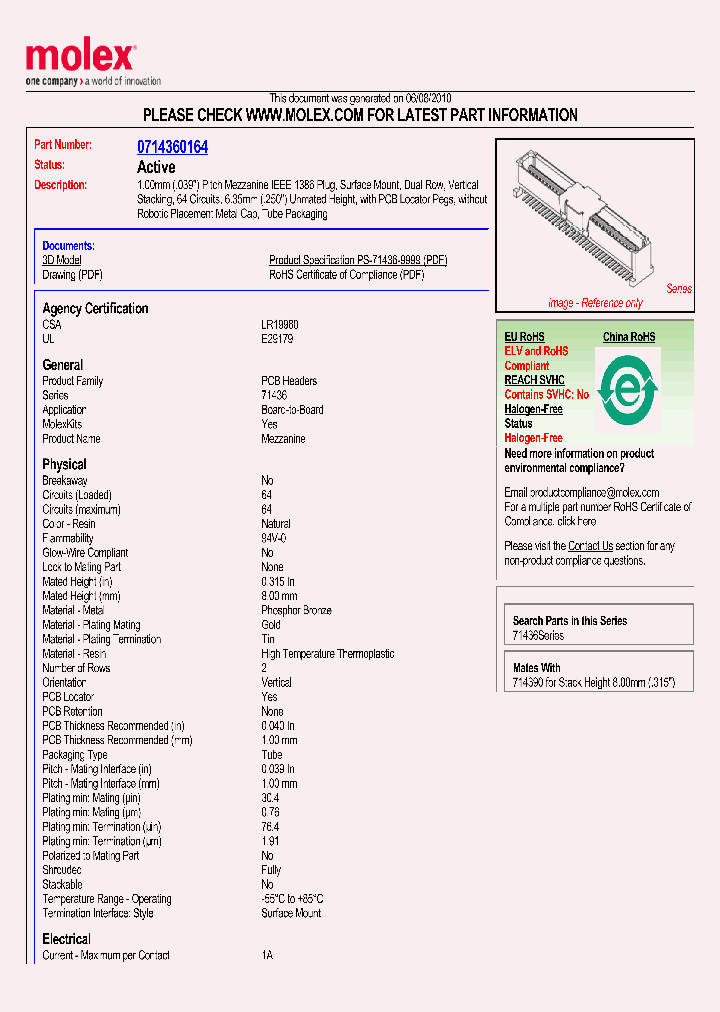 71436-0164_5539864.PDF Datasheet