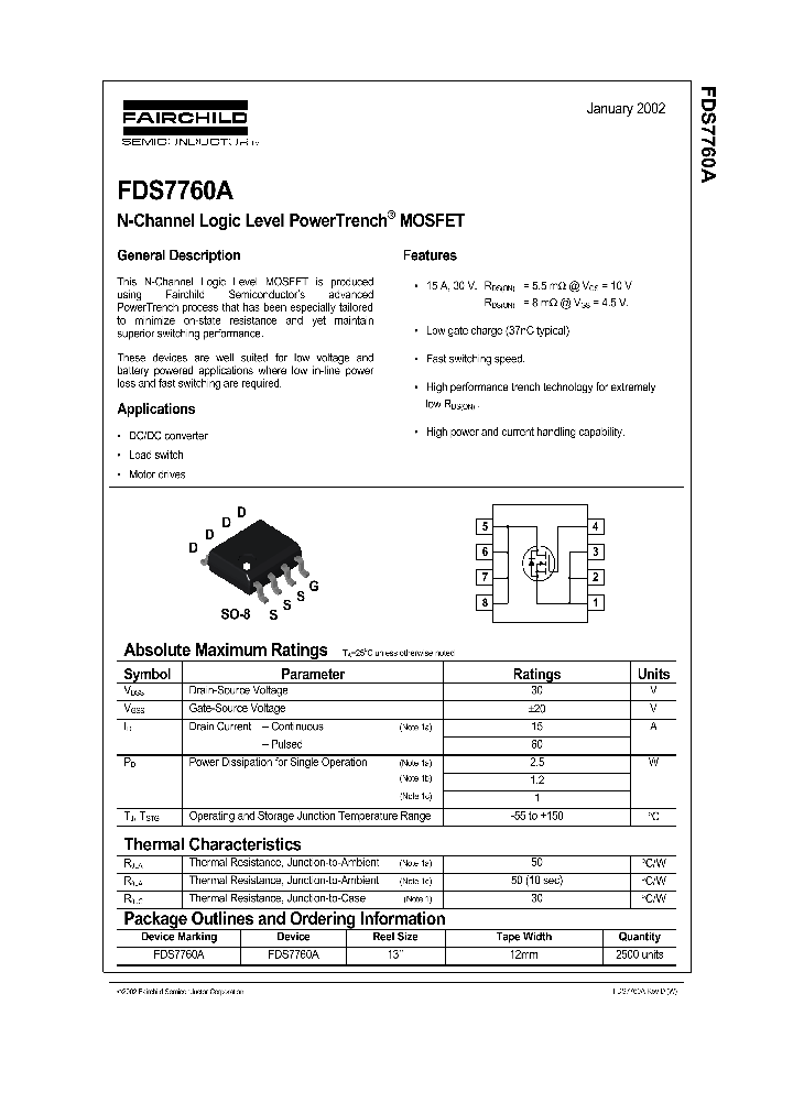 FDS7760ANL_5543132.PDF Datasheet