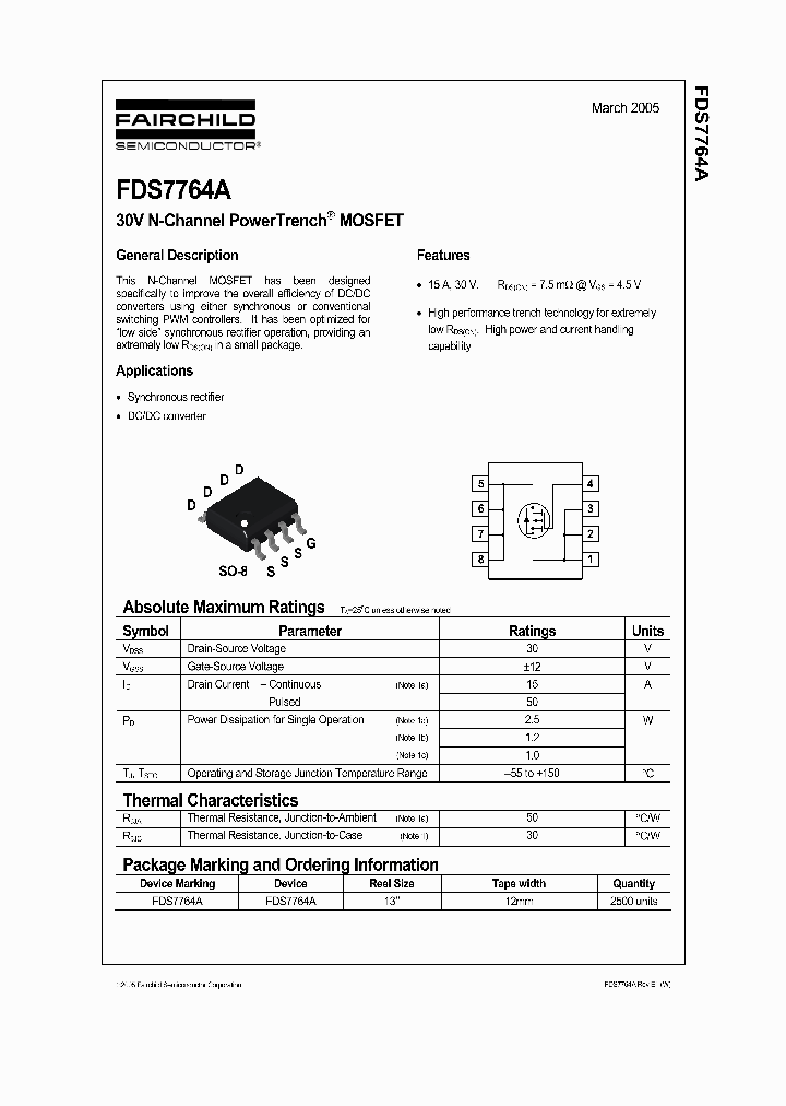 FDS7764ANL_5543133.PDF Datasheet