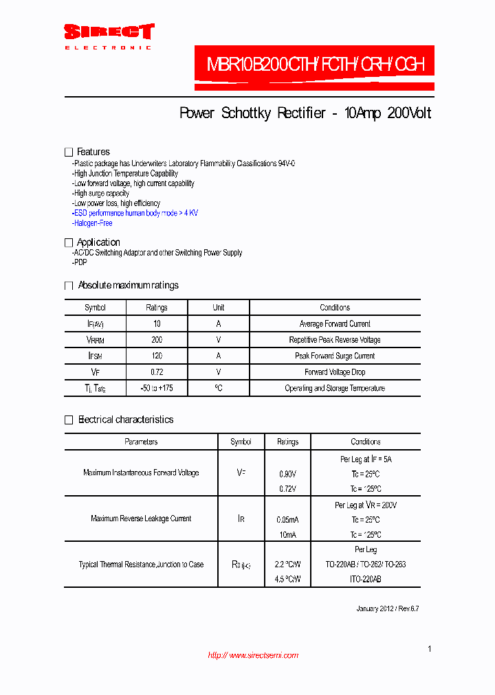 MBR10B200FCTH_5543542.PDF Datasheet