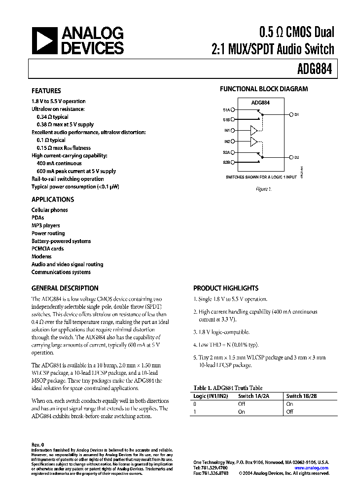 ADG884BCPZ-REEL_5544713.PDF Datasheet
