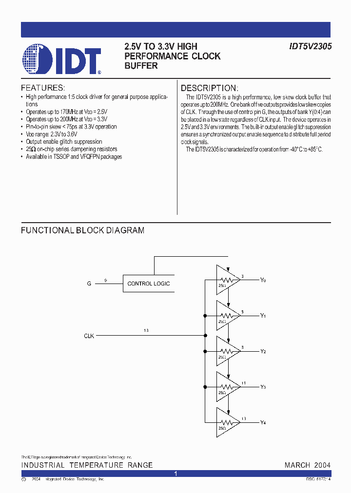 IDT5V2305PGI8_5546785.PDF Datasheet
